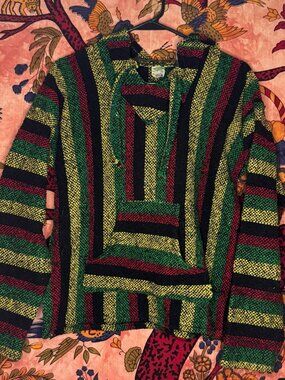 Classic Rasta-Colorded Baja Hoodie